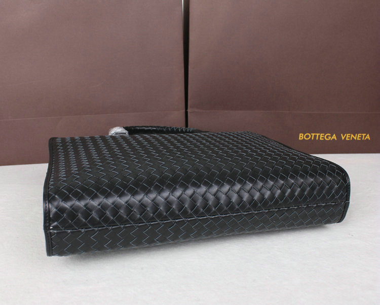 Bottega Veneta intrecciato VN briefcase M80001A black